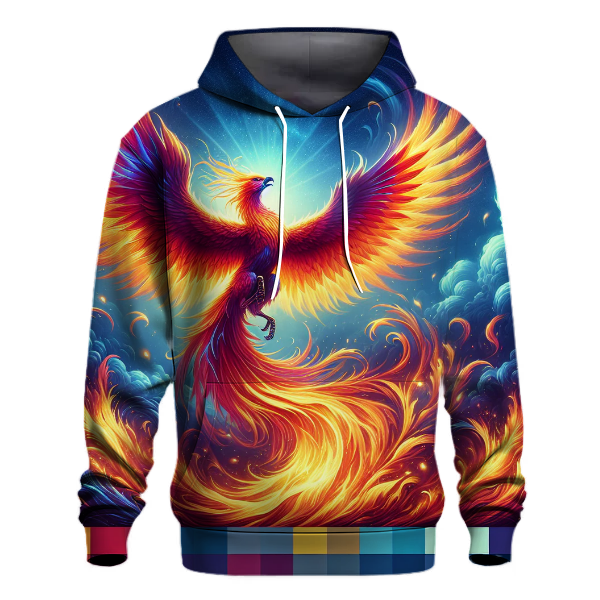 Mystical Phoenix Rebirth Hoodie