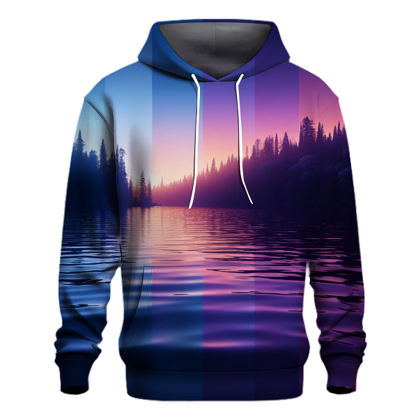 Dusk at the Lake Gradient Hoodie