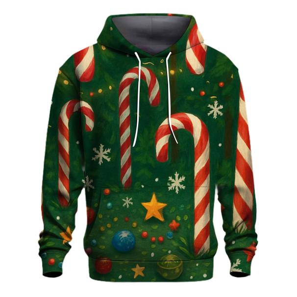 Magical Candy Cane Forest Hoodie