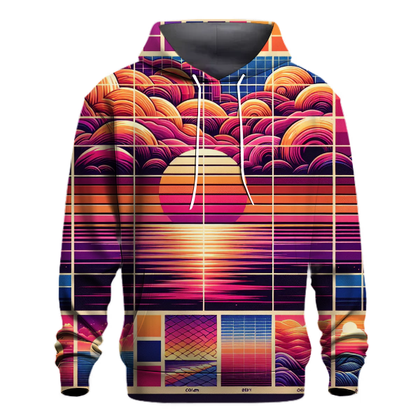 Sunset Gridscape Hoodie