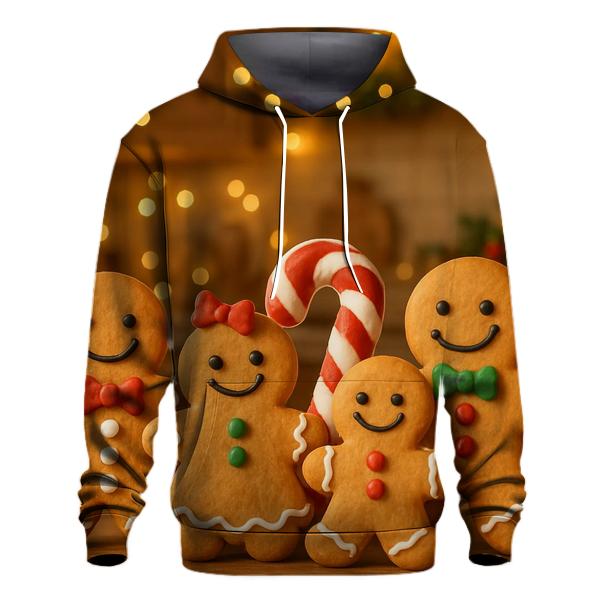 Happy Gingerbread Friends Hoodie