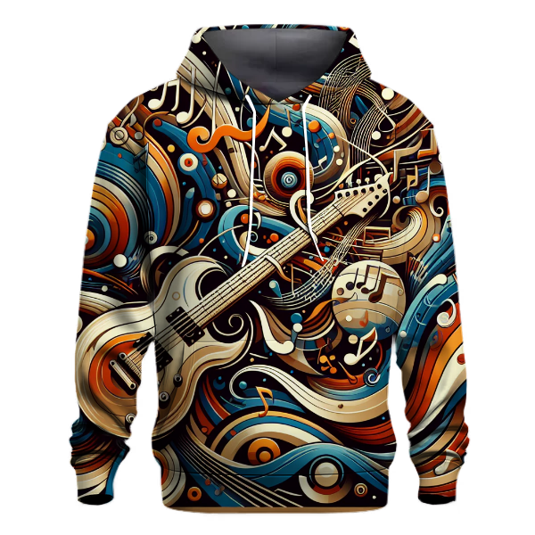 Retro Riff Harmony Hoodie