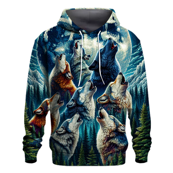 Majestic Wolves Hoodie