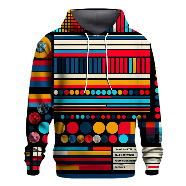 Bold Stripes and Polka Dots Hoodie