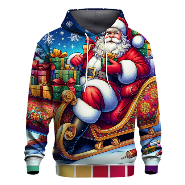 Santa and His Sleigh Hoodie