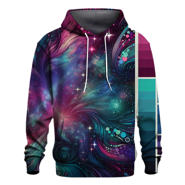 Cosmic Retro Swirls Hoodie
