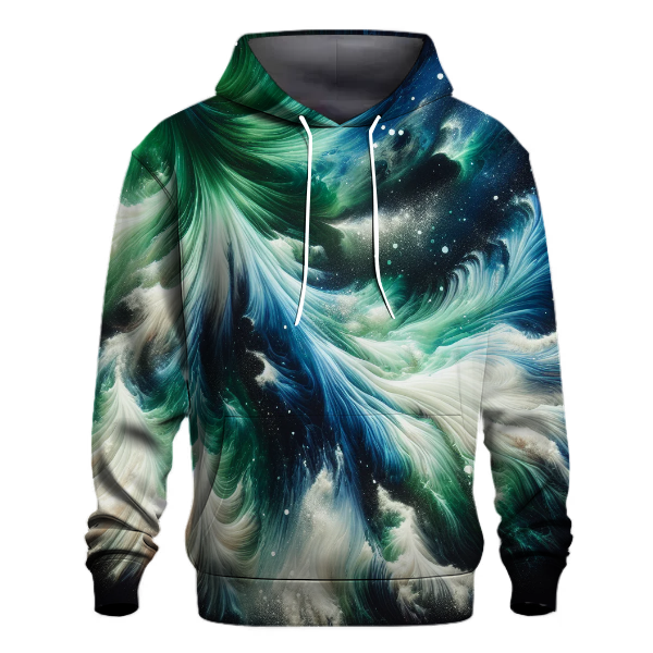 Aurora Breeze Tie-dye Design Hoodie