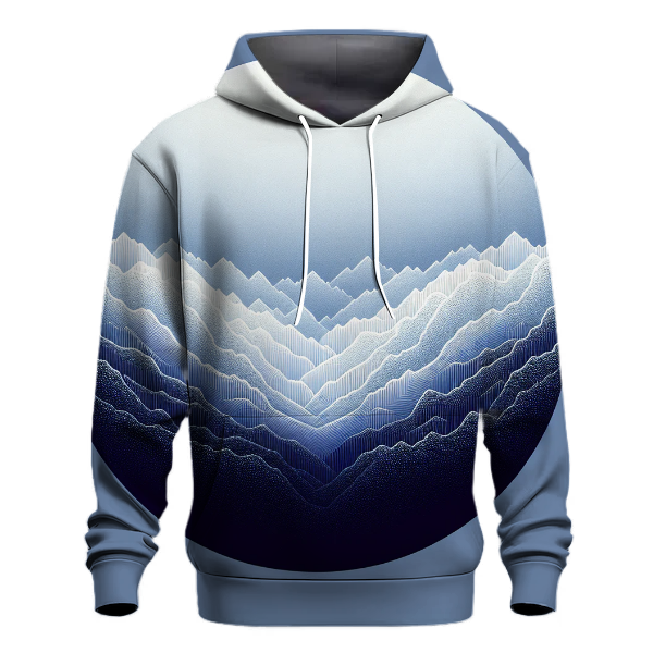 Frosted Peaks Gradient Hoodie
