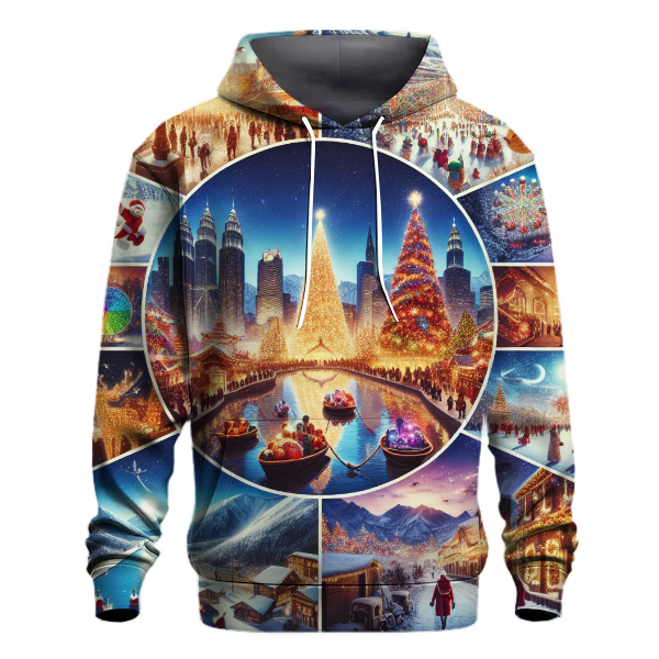 Christmas Lights Around the World Hoodie