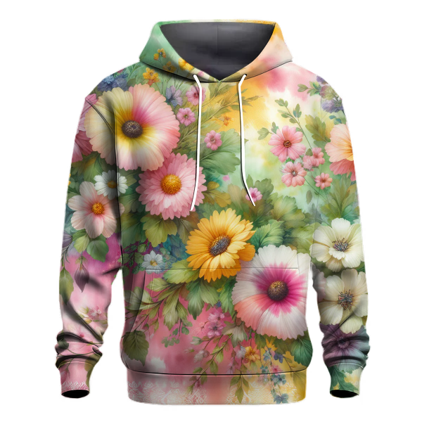 Floral Garden Dreams Hoodie