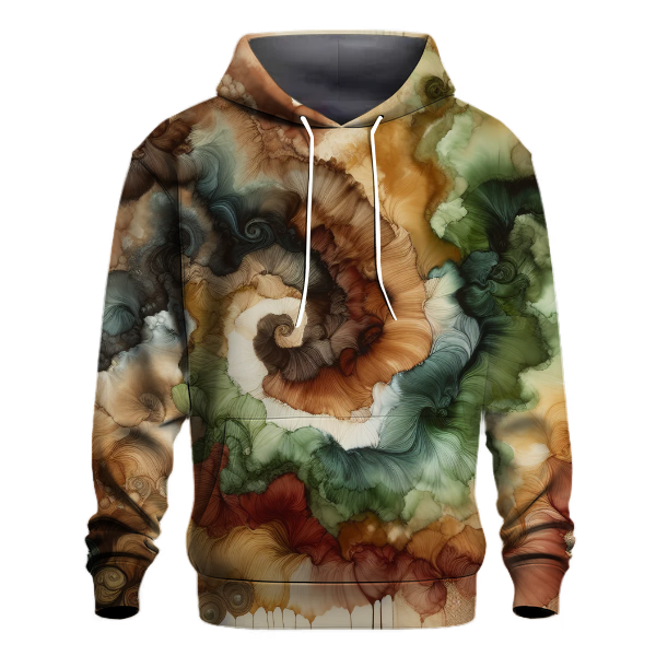 Earthy Tie-Dye Echo Hoodie