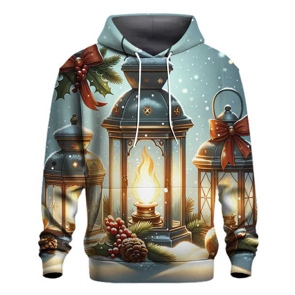 Glowing Christmas Lantern Hoodie