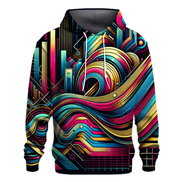 Futuristic Synth Pulse Hoodie