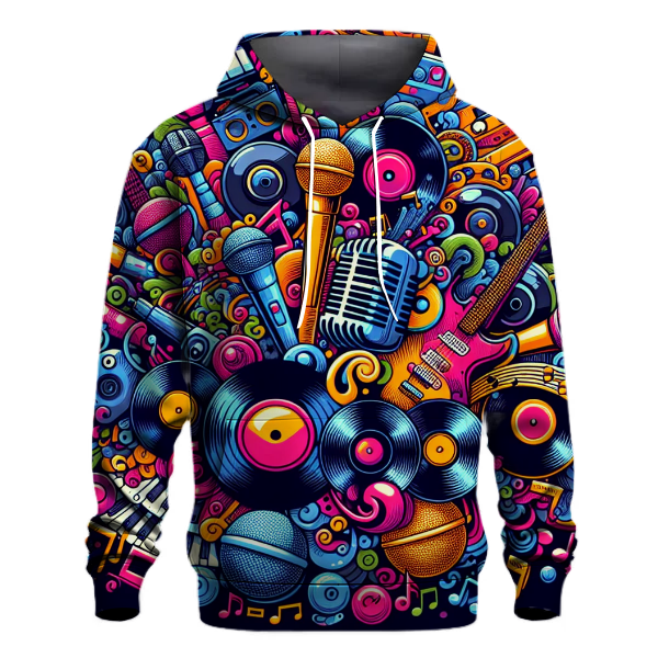 Radical Retro Music Hoodie