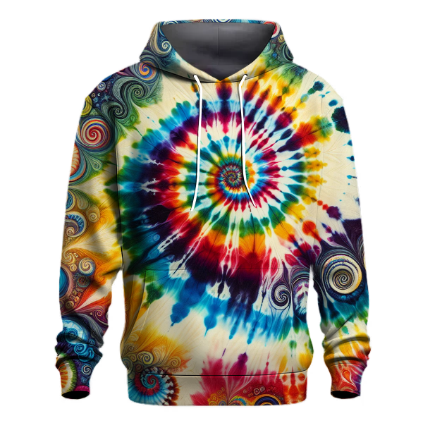 Groovy Tie-Dye Rainbow Hoodie