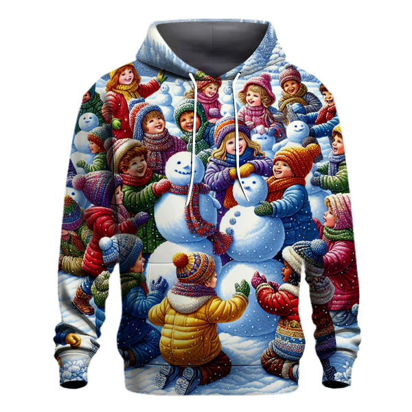 Snowman Building Adventure Hoodie