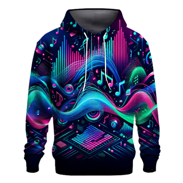 Retro Synthwave Soundscape Hoodie