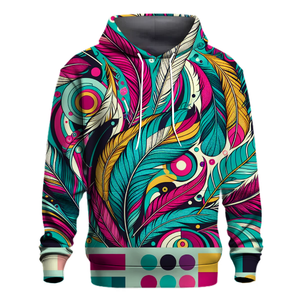 Groovy Funky Feather Hoodie