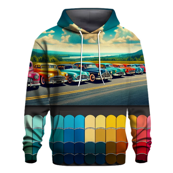 Retro Vintage Cars Collection Hoodie