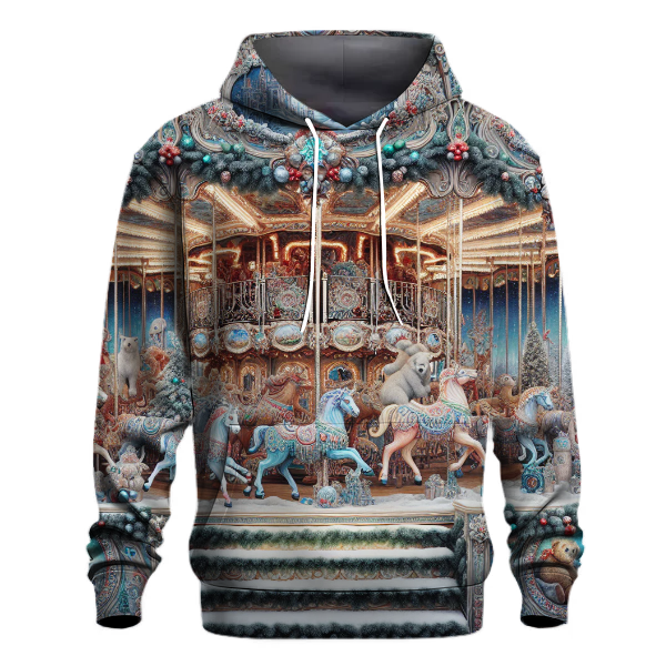 Enchanted Winter Carousel Hoodie