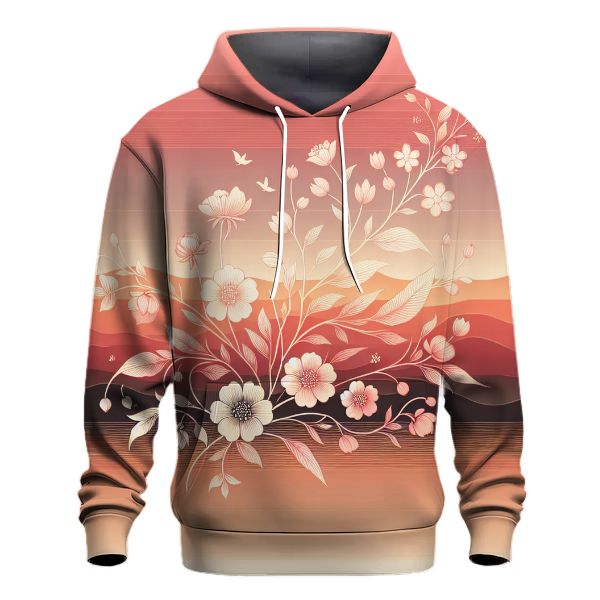 Floral Sunrise Horizon Hoodie