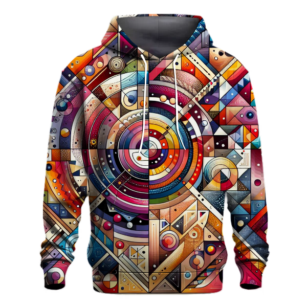 Artful Geometric Expressions Hoodie