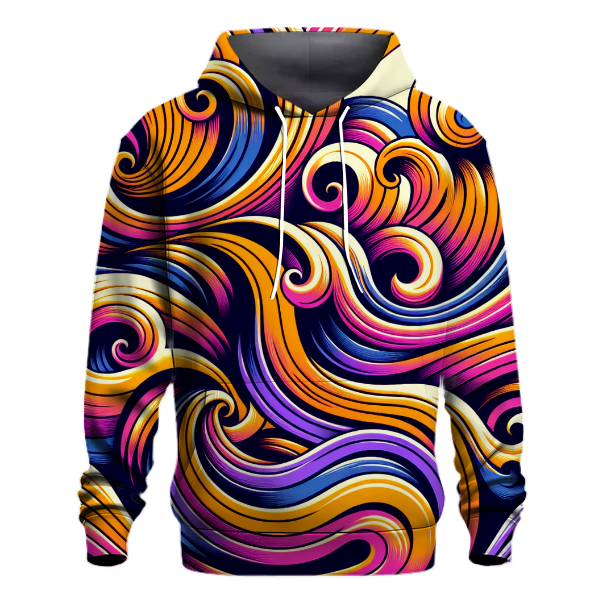Retro Wave Vortex Hoodie