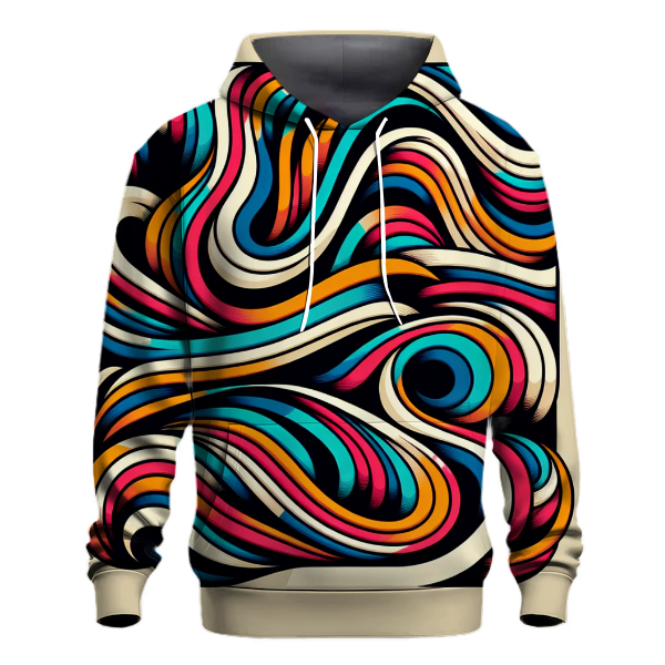 Retro Funk Waves Hoodie