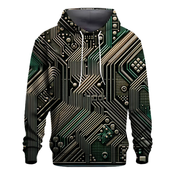 Vintage Computer Circuit Hoodie
