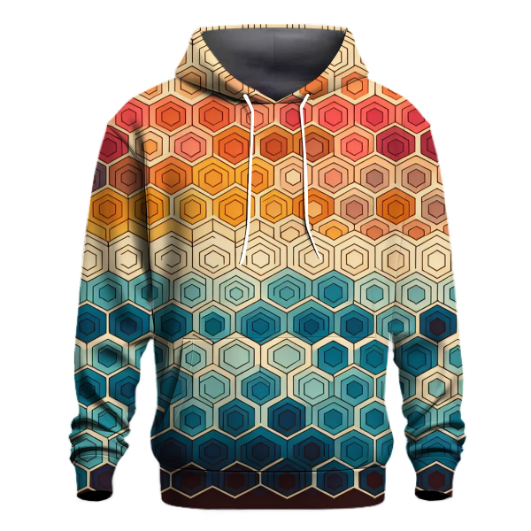 Harmony Gradient Hexagons Hoodie