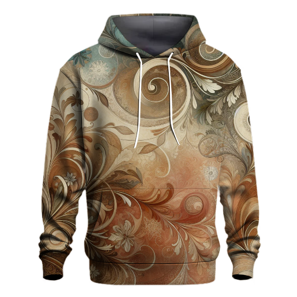 Vintage Earthy Tie-Dye Hoodie