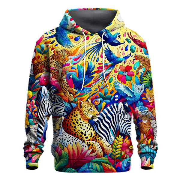 Funky Animal Prints Hoodie