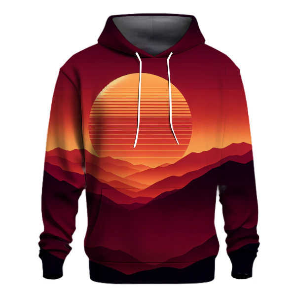 Mountain Ridge Sunset Hoodie