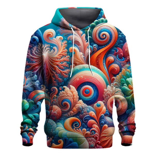 Ocean Coral Fusion Hoodie