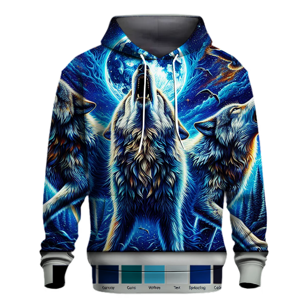 Celestial Wolf Pack Hoodie