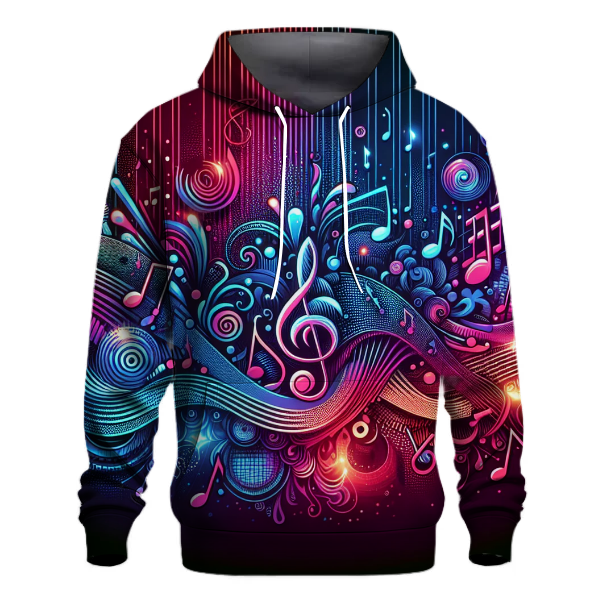 Neon Jazz Vibes Hoodie