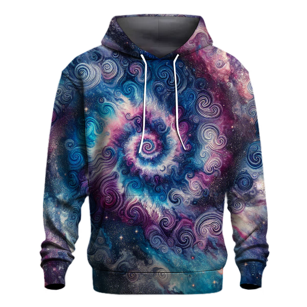 Cosmic Dreams Tie-Dye Design Hoodie