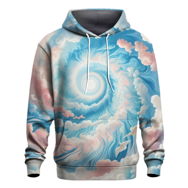 Blissful Skies Tie-dye Design Hoodie