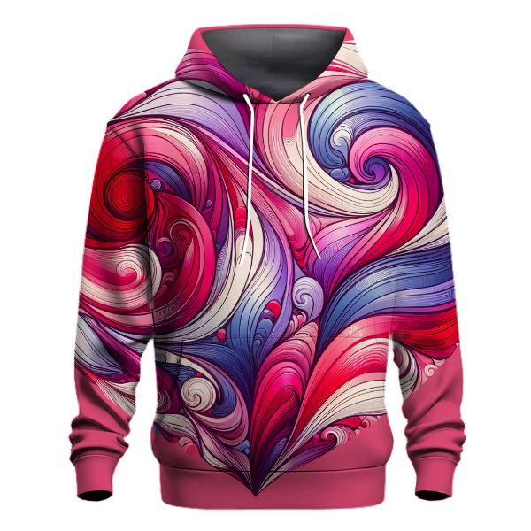 Abstract Love Design Hoodie