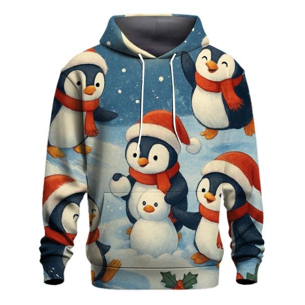 Winter Wonderland Penguin Party Hoodie