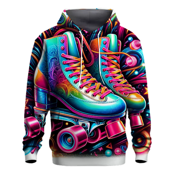 Neon Roller Skate Dream Hoodie