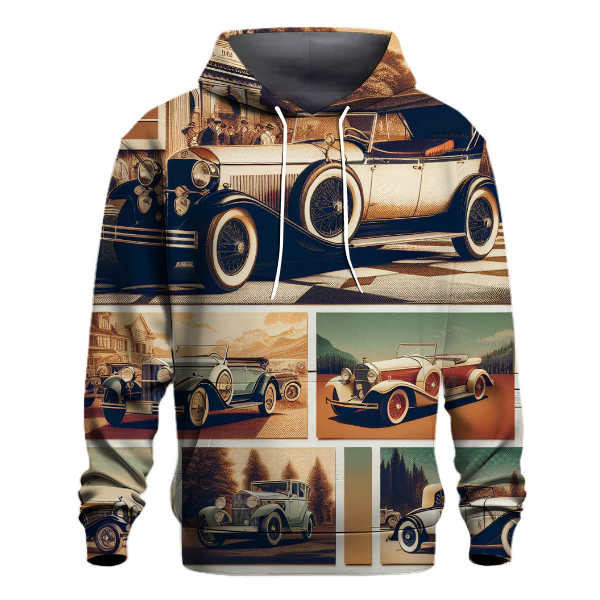Charming Vintage Automobiles Hoodie