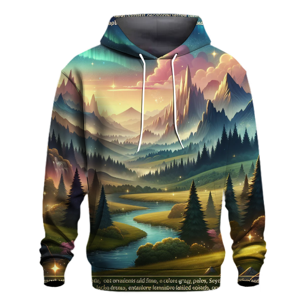 Charming Fantasy Landscape Hoodie