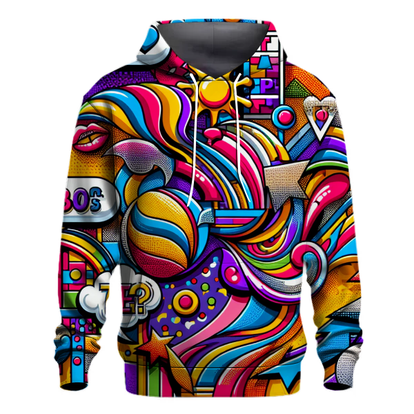 Retro Pop Art Pulse Hoodie