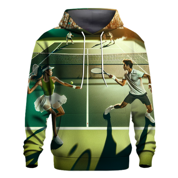 Tennis Court Action Hoodie