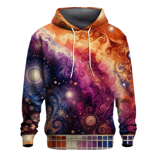 Celestial Sunset Tie-dye Design Hoodie