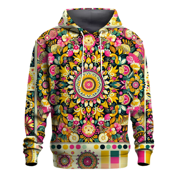 Vibrant Floral Summer Hoodie