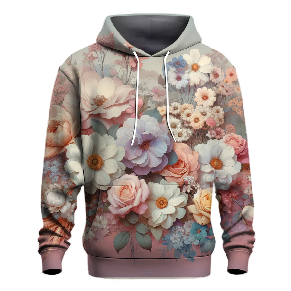 Dreamy Floral Symphony Hoodie