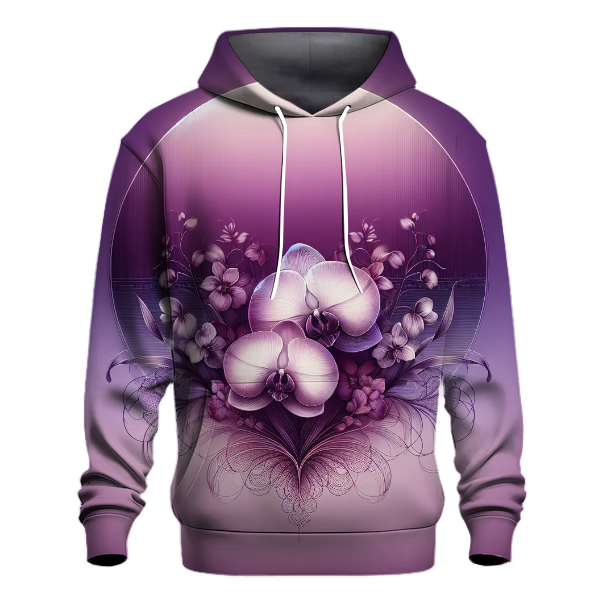 Radiant Orchid Bloom Hoodie