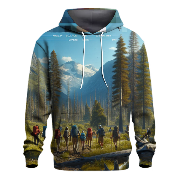 Hiking Mountainscape Hoodie